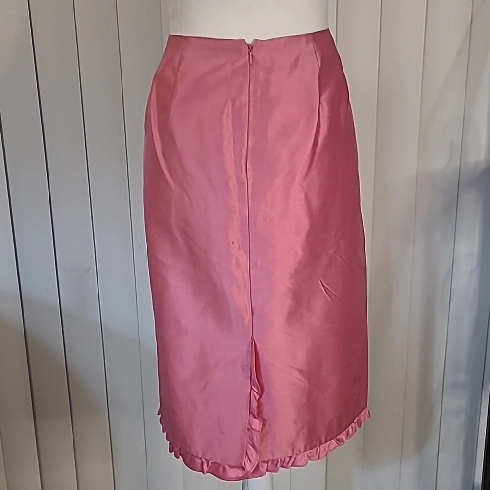 Vtg. Dana Buchman Silk Skirt
